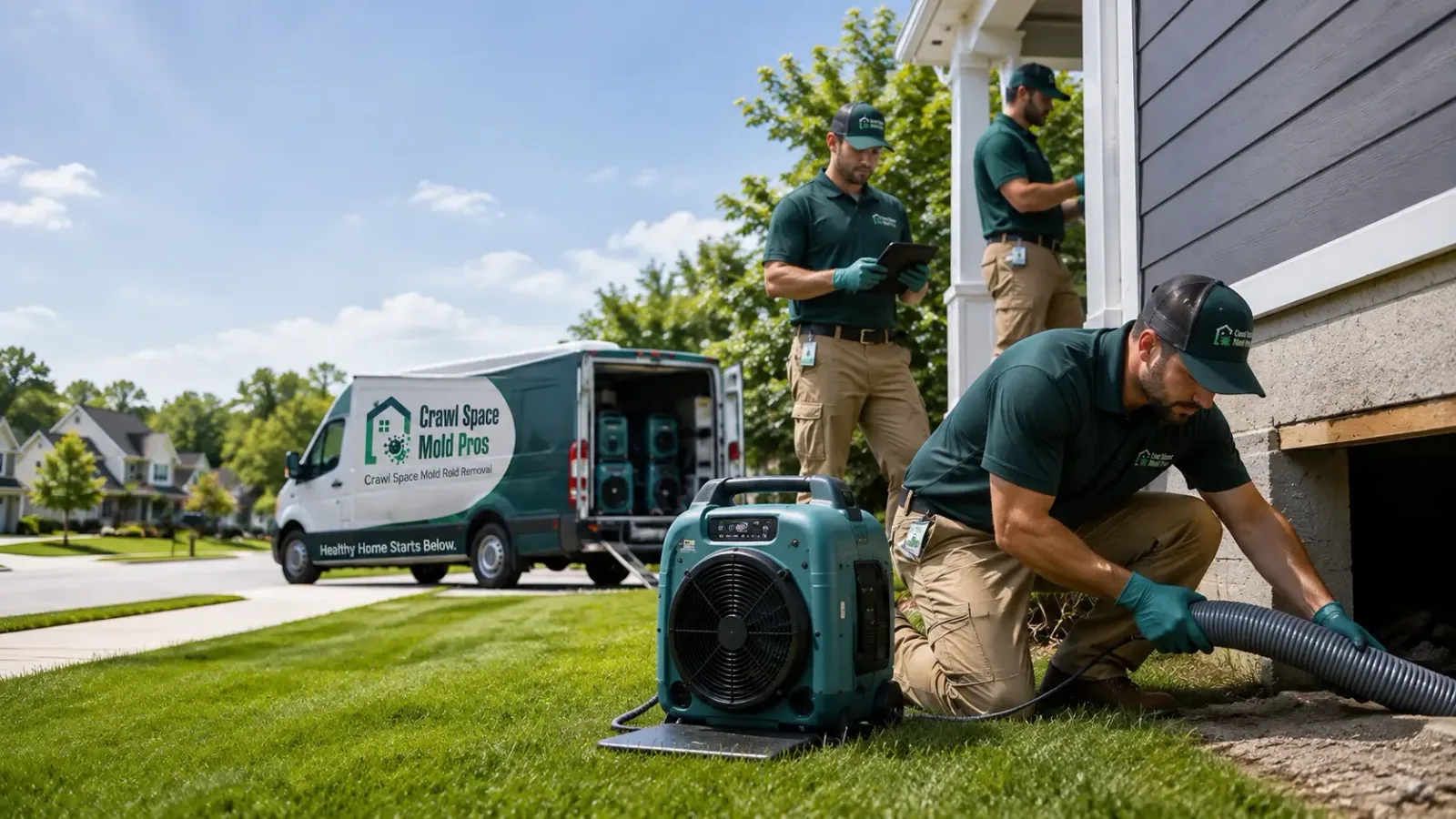 Crawl Space Mold Removal in Urich, MO